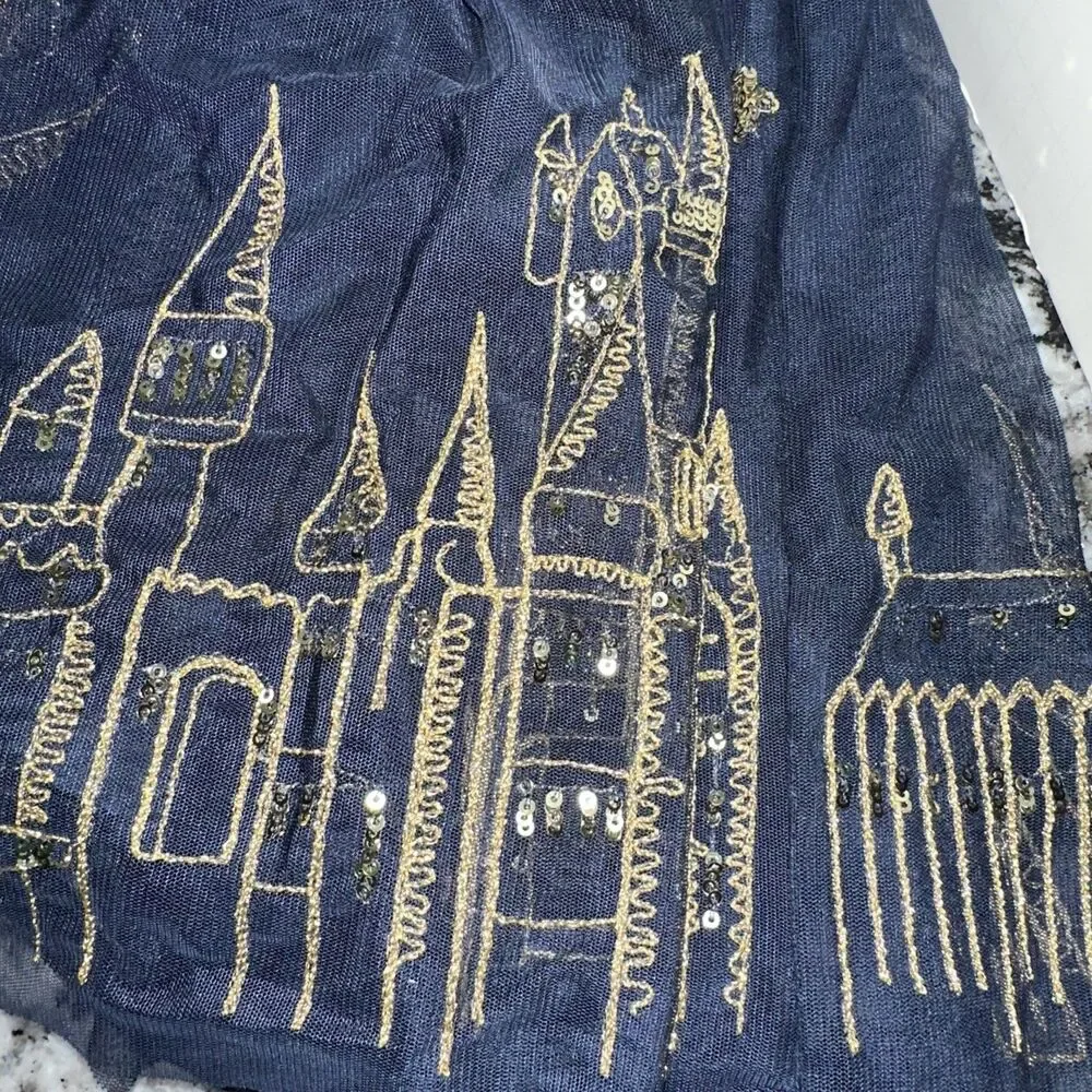 Mini Boden Hogwarts Embroidered Skirt Harry Potter Collection 4 5 New with Tags